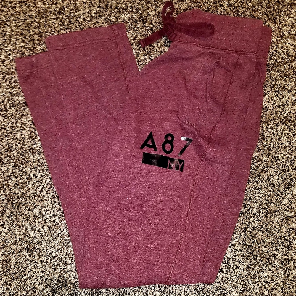 Burgendy/Maroon Sweat Pants
